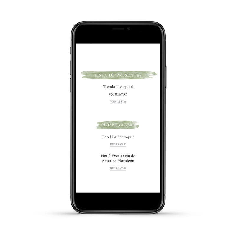 Convite Digital com links