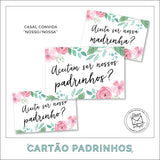 CARTÃO MADRINHA E PADRINHO