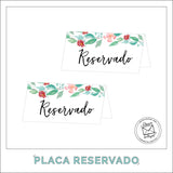 PLACA RESERVADO