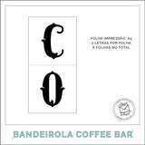 BANDEIROLA “COFFEE BAR”